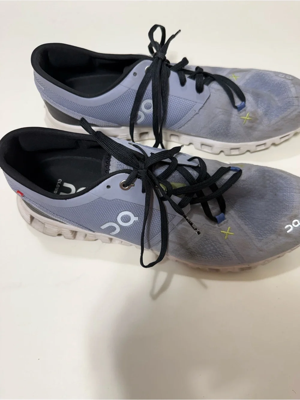 On Cloud X 3 Blue Lilac Nimbus Running Sneakers Size 11